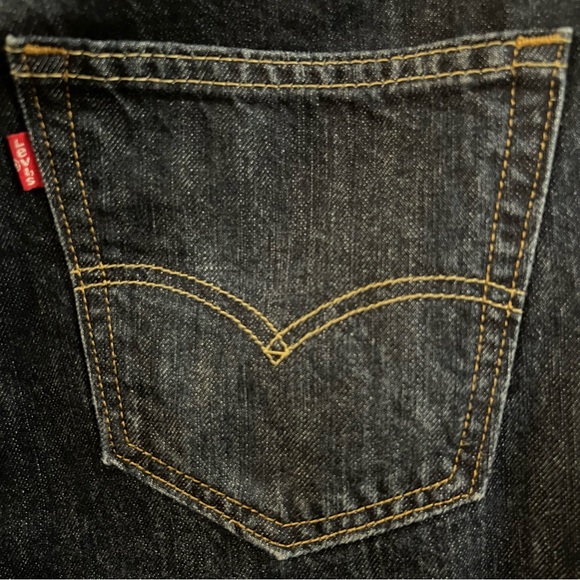 LEVI’S JEANS, Men’s Sz 34 x 30, Blue Dark Wash - 559 Relaxed Straight Fit Jeans. - Picture 9 of 15
